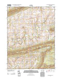 Elizabethville 2013 topographic map thumbnail