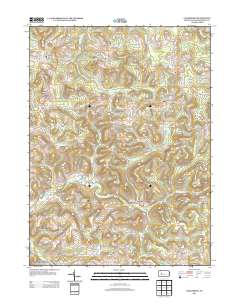 Coolspring 2013 topographic map thumbnail
