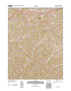 Claysville 2013 topographic map thumbnail