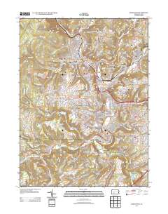 Johnstown 2013 topographic map thumbnail