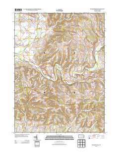 Hughesville 2013 topographic map thumbnail