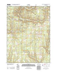 Marienville West 2013 topographic map thumbnail