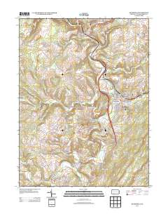 Meyersdale 2013 topographic map thumbnail