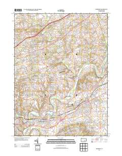 Hershey 2013 topographic map thumbnail