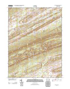 McClure 2013 topographic map thumbnail
