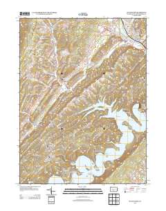 Huntingdon 2013 topographic map thumbnail