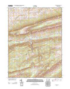 Lykens 2013 topographic map thumbnail