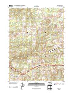 Hazen 2013 topographic map thumbnail