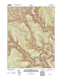 Keating 2013 topographic map thumbnail