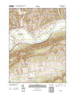 Linden 2013 topographic map thumbnail