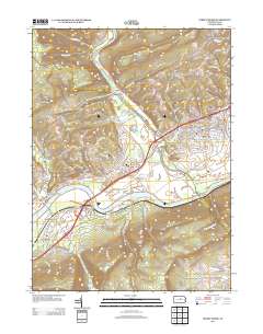 Jersey Shore 2013 topographic map thumbnail