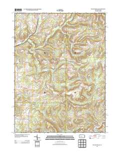 McGees Mills 2013 topographic map thumbnail