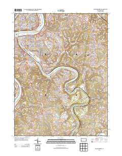 McKeesport 2013 topographic map thumbnail