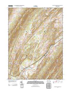 Newton Hamilton 2013 topographic map thumbnail
