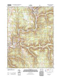 Ridgway 2013 topographic map thumbnail