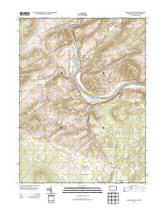 Riegelsville 2013 topographic map thumbnail