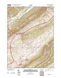 Mingoville 2013 topographic map thumbnail