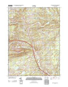 Mount Pocono 2013 topographic map thumbnail