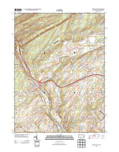 Portland 2013 topographic map thumbnail