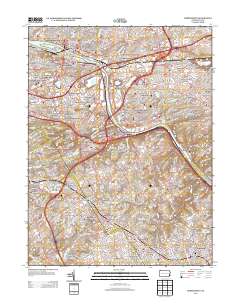 Norristown 2013 topographic map thumbnail