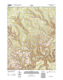 Pottersdale 2013 topographic map thumbnail