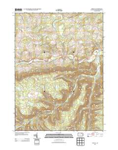 Powell 2013 topographic map thumbnail