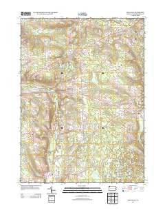 Townville 2013 topographic map thumbnail
