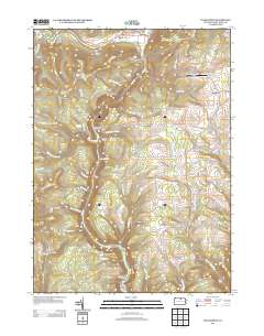 Tiadaghton 2013 topographic map thumbnail