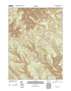 Snow Shoe NE 2013 topographic map thumbnail