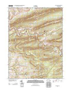 Shumans 2013 topographic map thumbnail