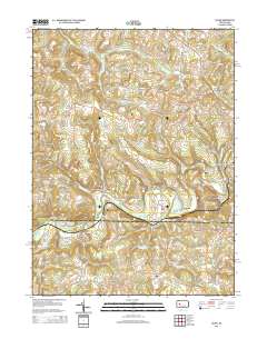 Valier 2014 topographic map thumbnail
