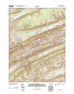 Tamaqua 2013 topographic map thumbnail