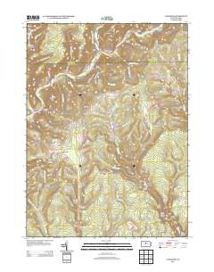 Tamarack 2013 topographic map thumbnail