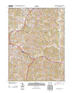 Washington East 2013 topographic map thumbnail
