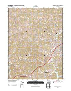 Washington West 2013 topographic map thumbnail
