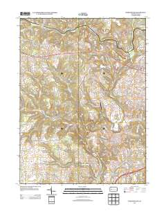 Worthington 2013 topographic map thumbnail