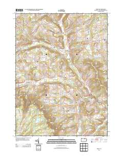 Troy 2013 topographic map thumbnail