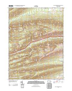 Williamsport SE 2013 topographic map thumbnail