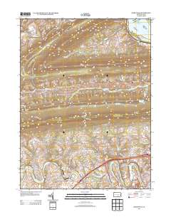 Wertzville 2013 topographic map thumbnail