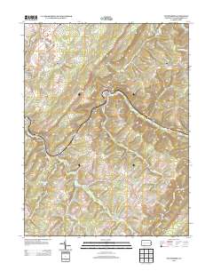 Wittenberg 2013 topographic map thumbnail