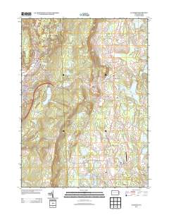 Waymart 2013 topographic map thumbnail