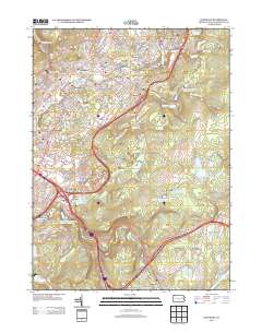 Olyphant 2013 topographic map thumbnail