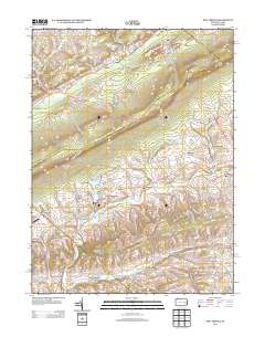 New Tripoli 2013 topographic map thumbnail