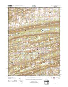 Mount Carmel 2013 topographic map thumbnail