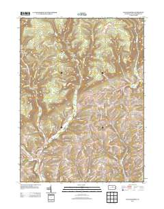 Salladasburg 2013 topographic map thumbnail