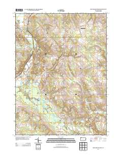 Millers Station 2013 topographic map thumbnail