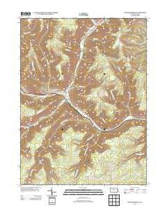 Sinnemahoning 2013 topographic map thumbnail
