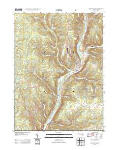 West Hickory 2013 topographic map thumbnail