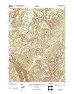 Vintondale 2013 topographic map thumbnail