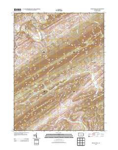 Spruce Hill 2013 topographic map thumbnail